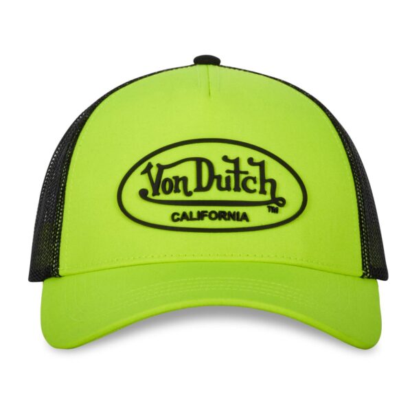 Von dutch Neon Yellow/Black Trucker Snapback Cap