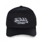 Von dutch Black Baseball Strapback Cap