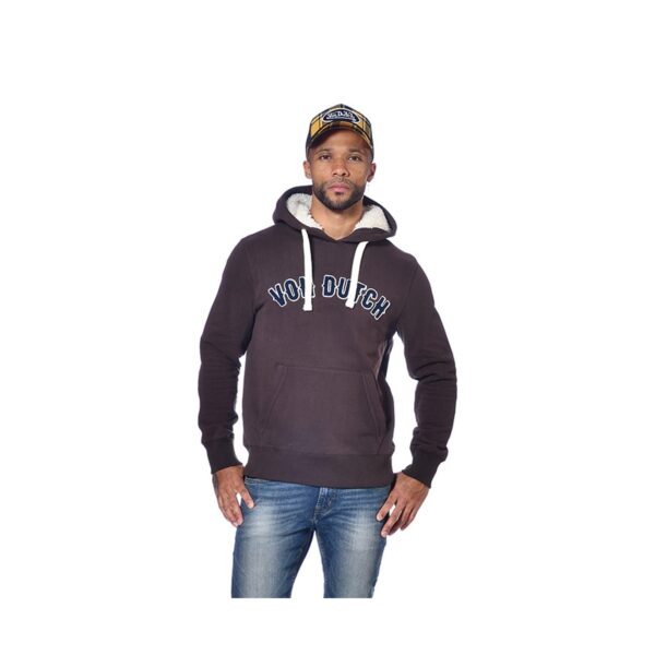 Von dutch Brown Sherpa Hoodie | Men