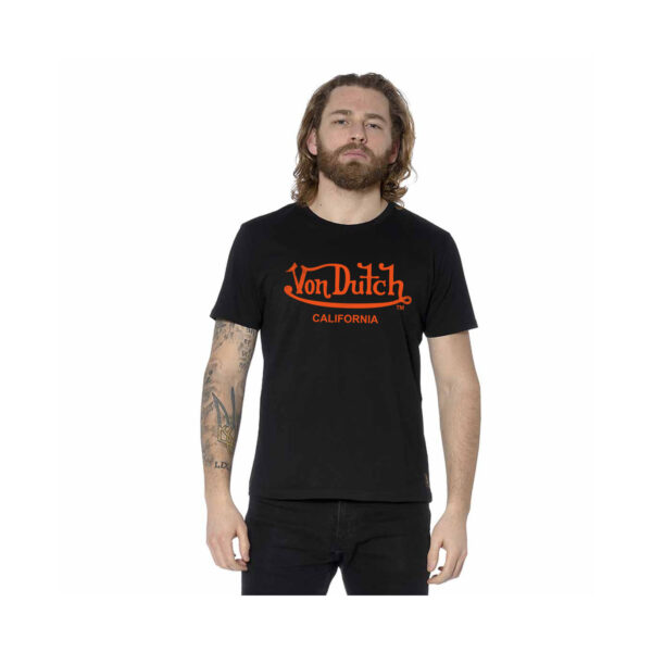 Von dutch Black Regular Crew Neck T-Shirt | Men