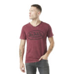 Von dutch Red Regular V-Neck T-Shirt | Man