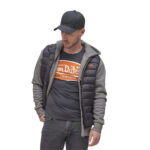 Von dutch WIN Black Winter Quilted Fleece Down Jacket | Man