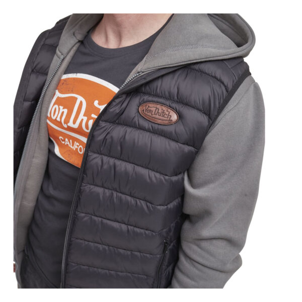 Von dutch WIN Black Winter Quilted Fleece Down Jacket | Man