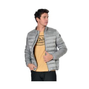 Von dutch KALVIN Grey Winter Quilted Down Jacket | Man