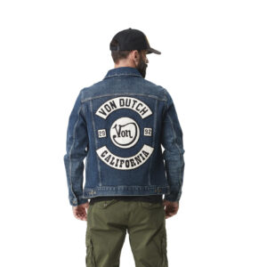 Von dutch HERITAGE Blue Washed Denim Jacket | Man