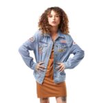 Von Dutch Effect Denim Jacket | WOMEN