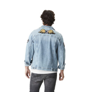 Von dutch Mid-season Washed Denim Jacket Blue | Man