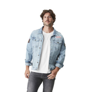 Von dutch Mid-season Washed Denim Jacket Blue | Man